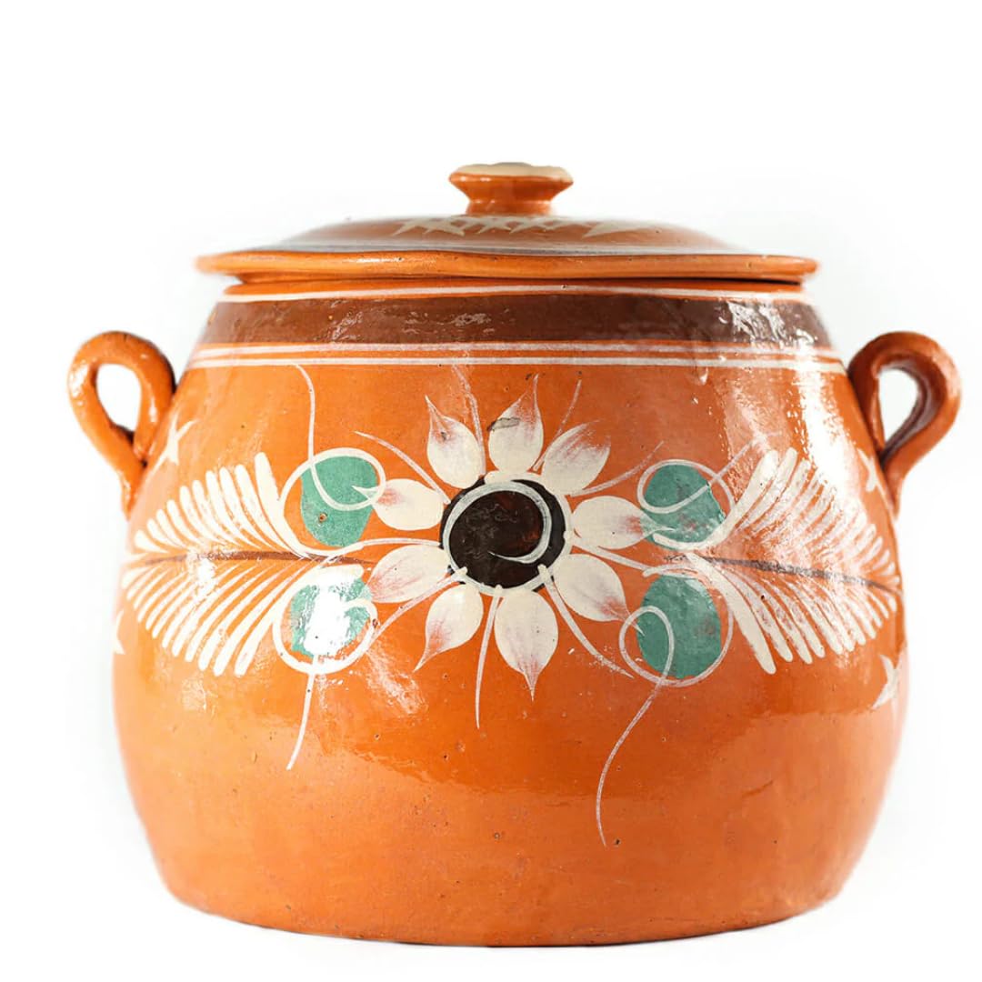 Amazon.com: Flor Clay Bean Pot with Lid 6 qt: Home & Kitchen
